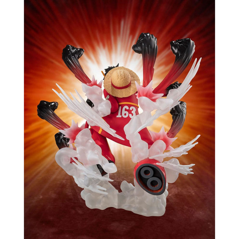 One Piece Figuarts Zero Figur Monkey D. Ruffy GumGum Hawk Gatling

