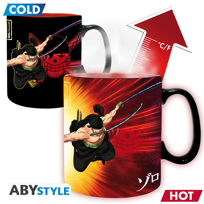 One Piece Tasse mit Thermoeffekt Zoro & Sanji
