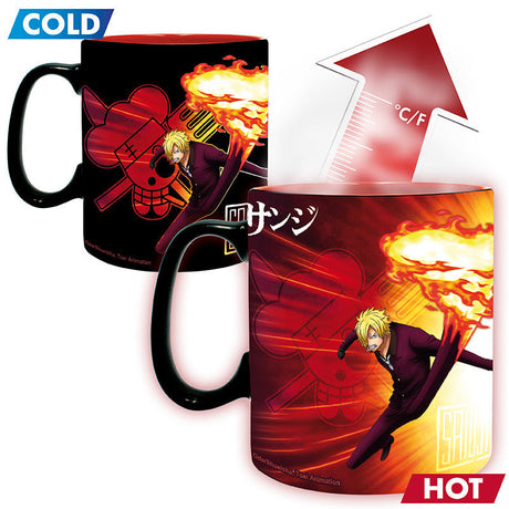 One Piece Tasse mit Thermoeffekt Zoro & Sanji
