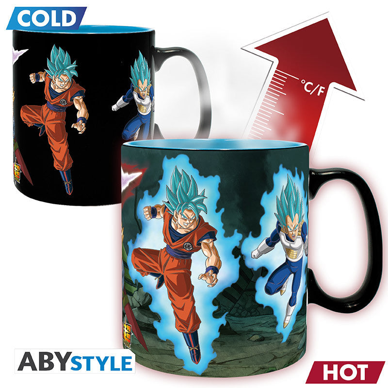 Dragon Ball Tasse mit Thermoeffekt Saiyans vs Black
