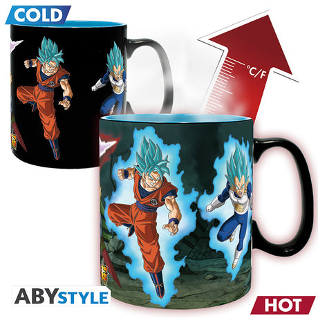 Dragon Ball Tasse mit Thermoeffekt Saiyans vs Black
