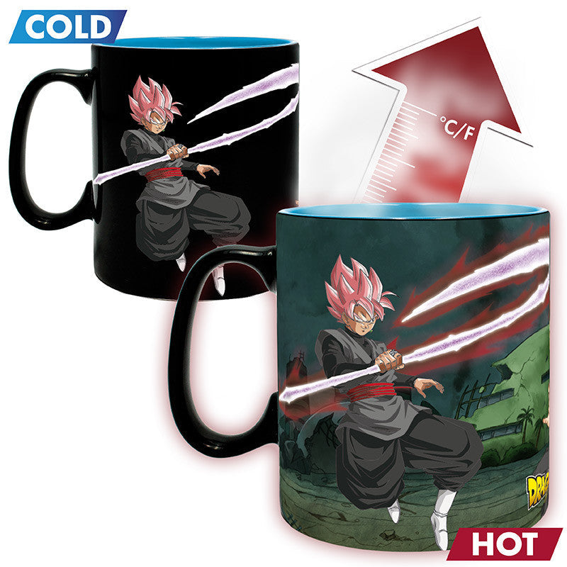 Dragon Ball Tasse mit Thermoeffekt Saiyans vs Black
