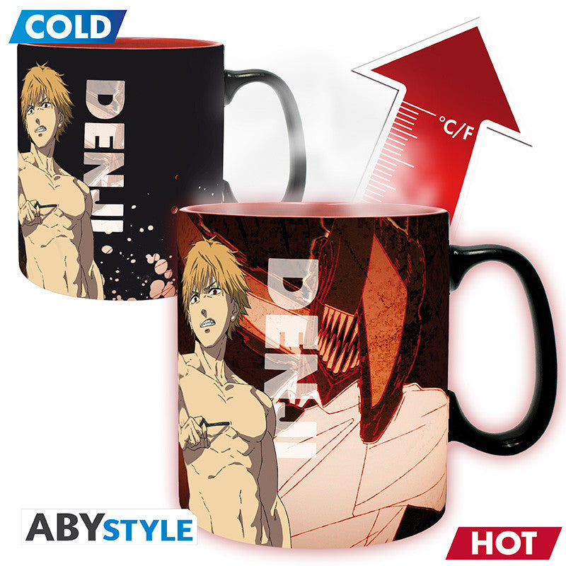 Chainsaw Man Tasse mit Thermoeefekt Denji & Aki
