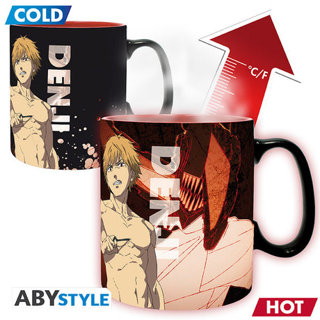 Chainsaw Man Tasse mit Thermoeefekt Denji & Aki
