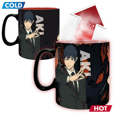 Chainsaw Man Tasse mit Thermoeefekt Denji & Aki
