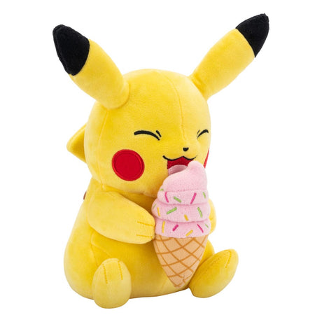 Pokemon Plüsch Pikachu mit Eiscreme
