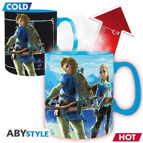 Zelda Tasse mit Thermoeffekt Breath of the Wild

