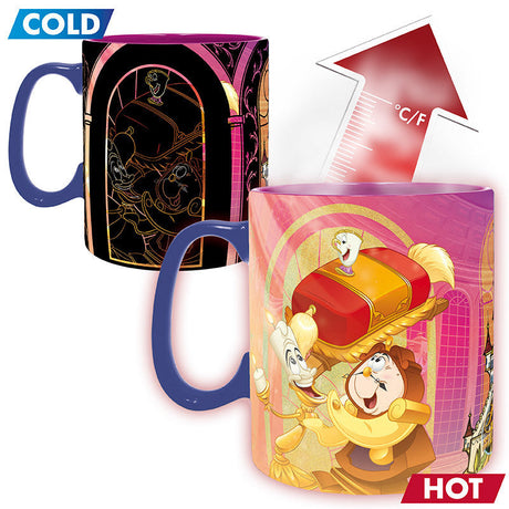 Disney Tasse mit Thermoeffekt Die Schöne & das Biest
