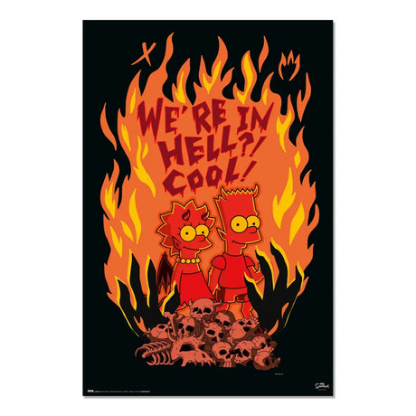 Simpsons Poster We are in Hell? Cool!
