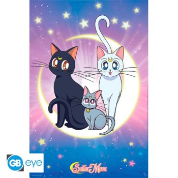 Sailor Moon Poster Luna Artemis und Diana