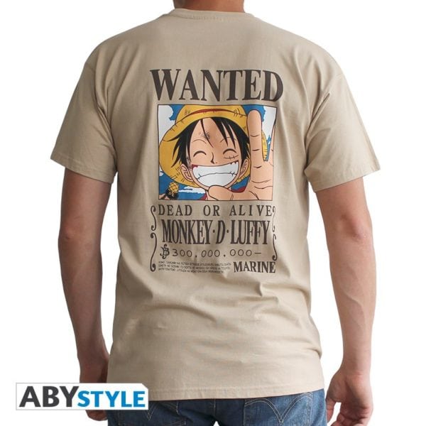 One Piece T-Shirt Wanted Luffy