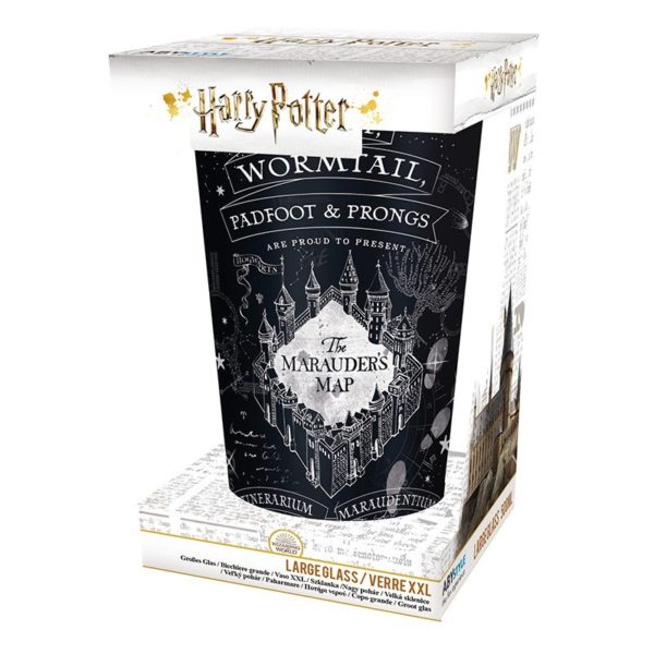 Harry Potter Trinkglas Karte des Rumtreibers