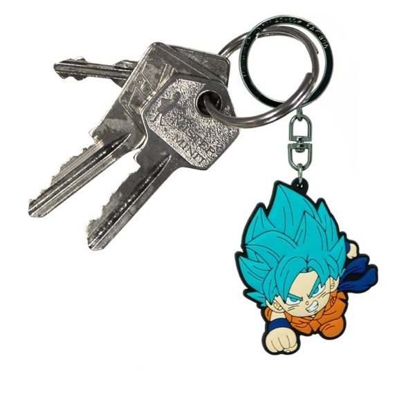 Dragon Ball Schlüsselanhänger Goku Saiyan Blau