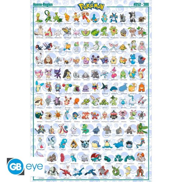 Pokemon Poster 252-386