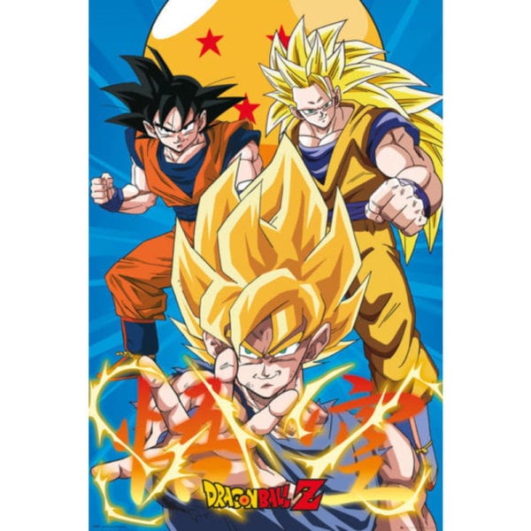 Dragon Ball Poster 3 Gokus