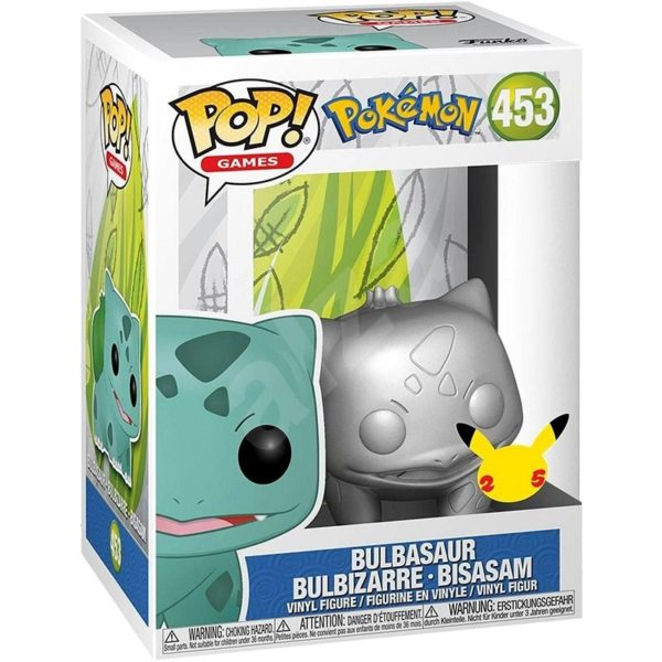 Pokemon Funko POP Bisasam Silver Edition 9cm