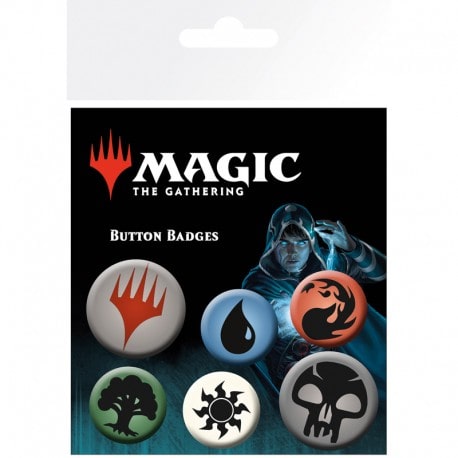 Magic The Gathering Buttons (6x)