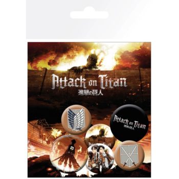 Attack on Titan Buttons #2 (6x)