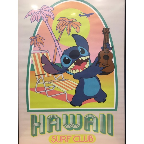 Lilo & Stitch Poster Hawaii Club Surf