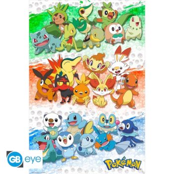 Pokemon Poster First Partners